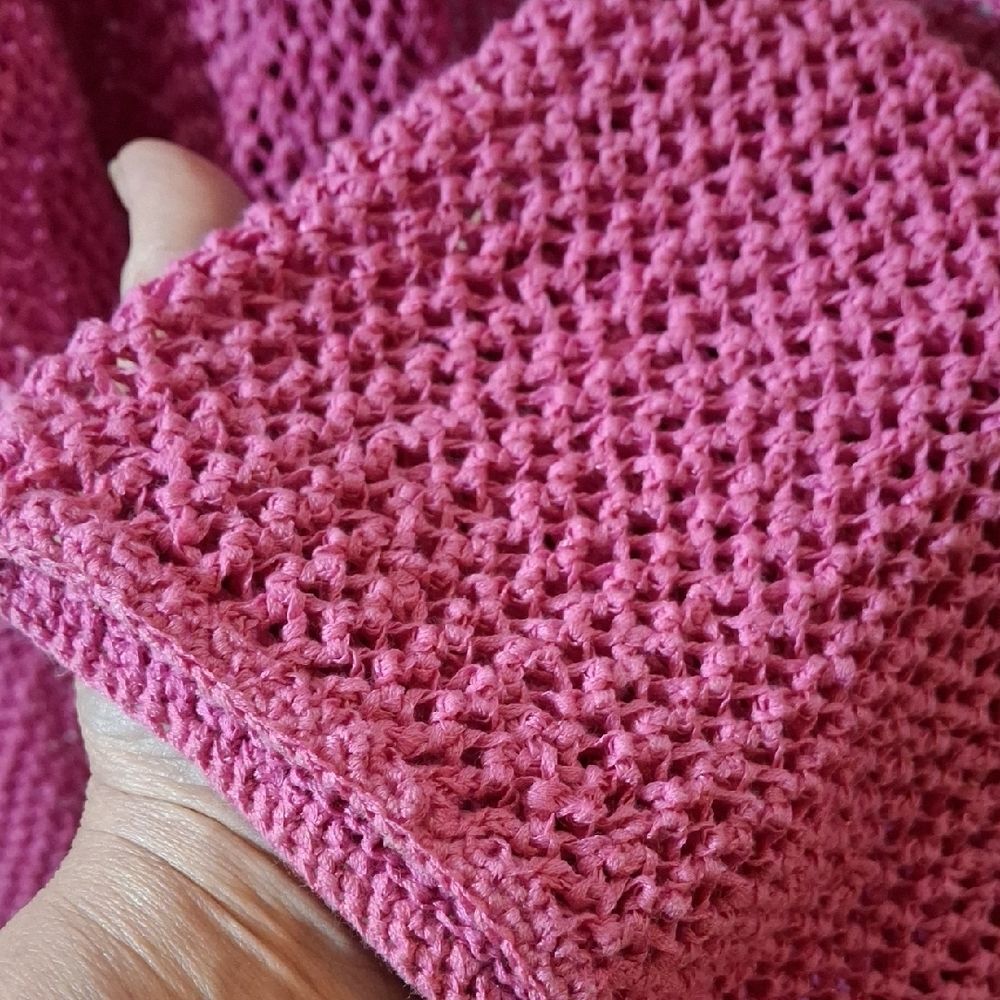 Sigrid Olsen Cozy Pink Cardigan Sweater (Can024) - Picture 3 of 5